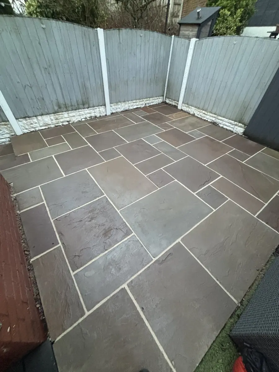 Patio cleaning after cleaning