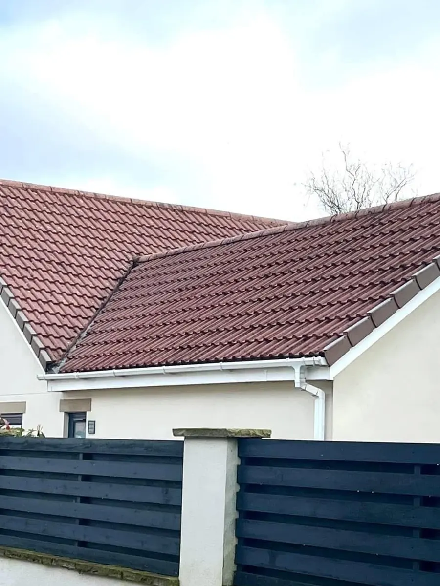 Roof cleaning after cleaning